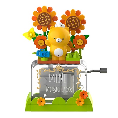 Конструктор Музыкальная шкатулка с Мишкой 48 деталей Jaki JK6202 1